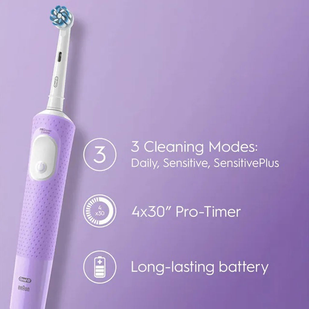 Oral B Vitality 300 Electric Toothbrush - Lilac 