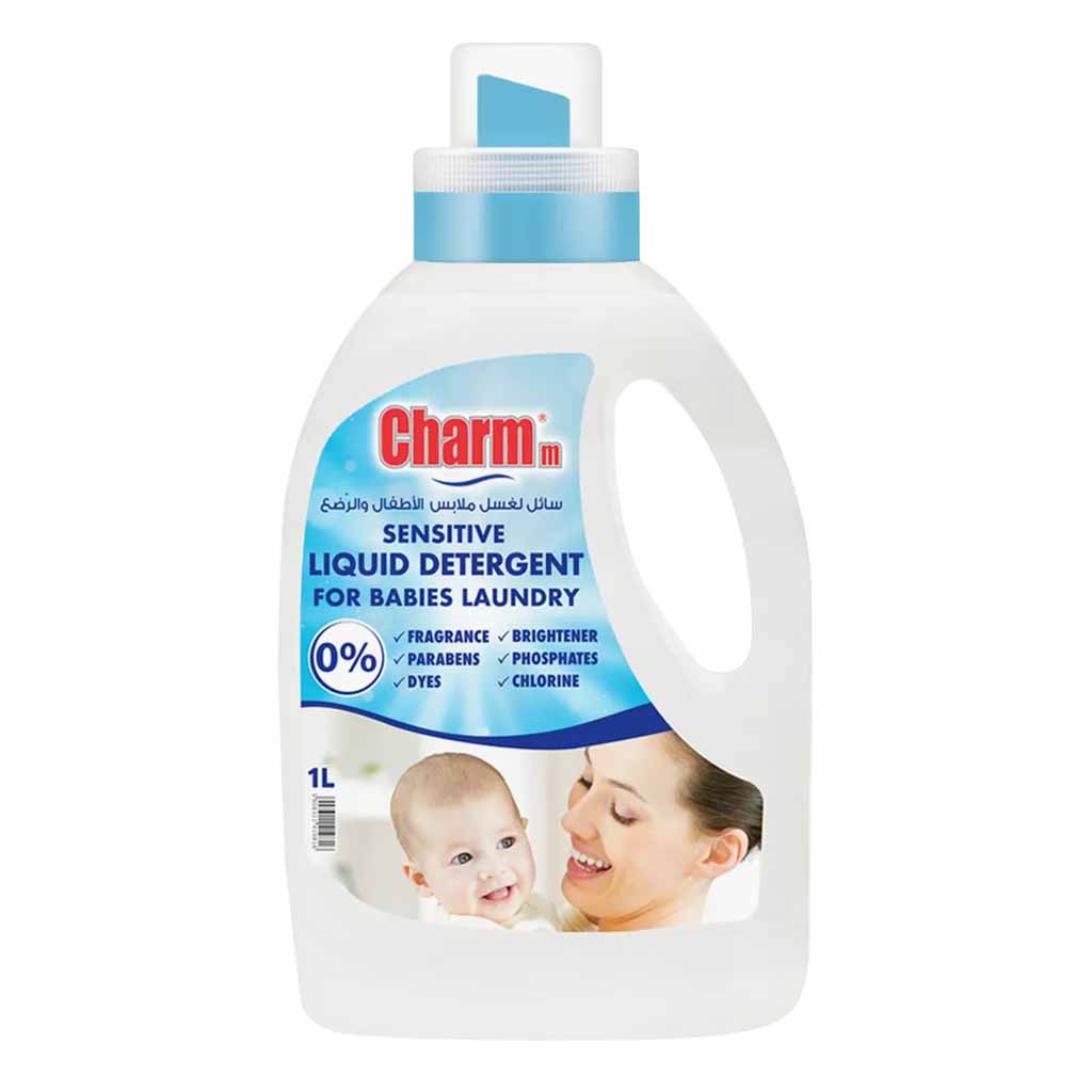 Charmm Sensitive Liquid Detergent For Baby Laundry 1L