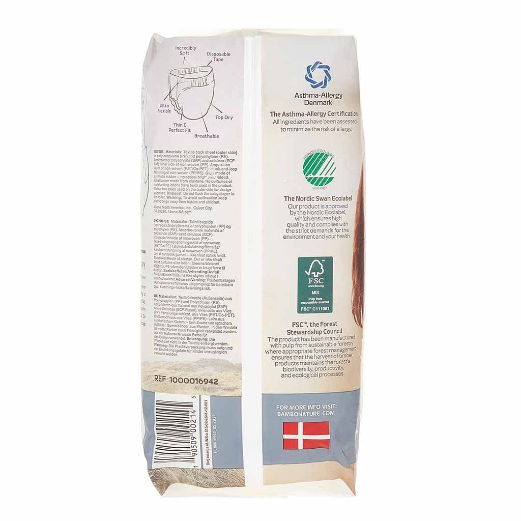 Bambo Nature Dream Size 4, 7-12kg Eco-Friendly Training Pants, Pack of 22's