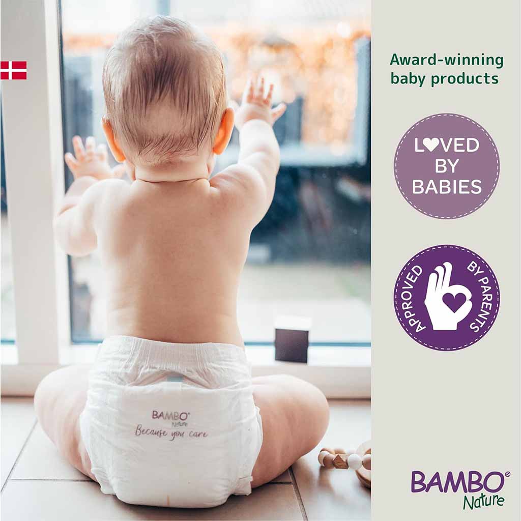 Bambo Nature Size 6, 16+Kg Eco-Friendly Baby Diapers, Pack of 40's