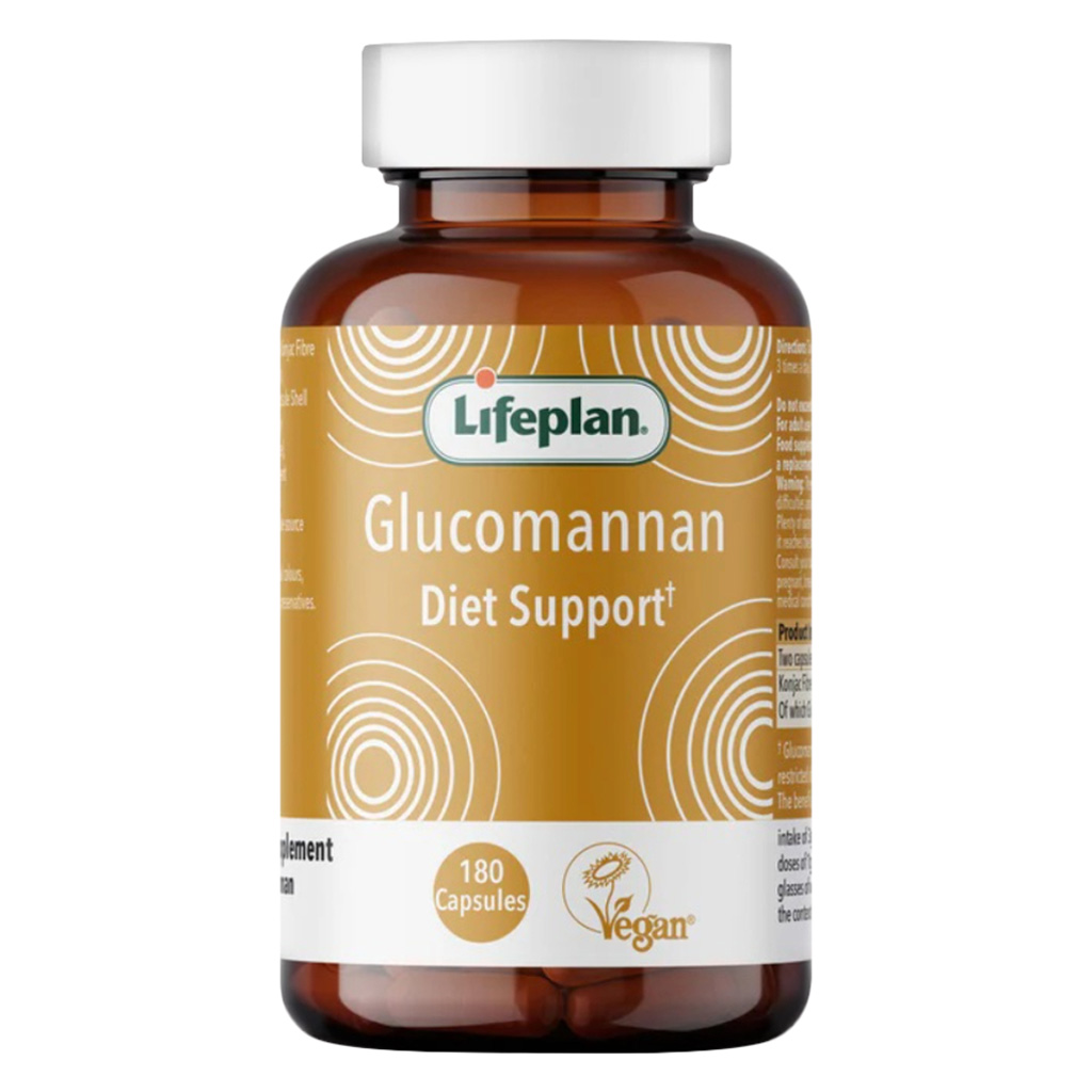 Lifeplan Glucomannan Diet Support Capsules, Pack of 180's