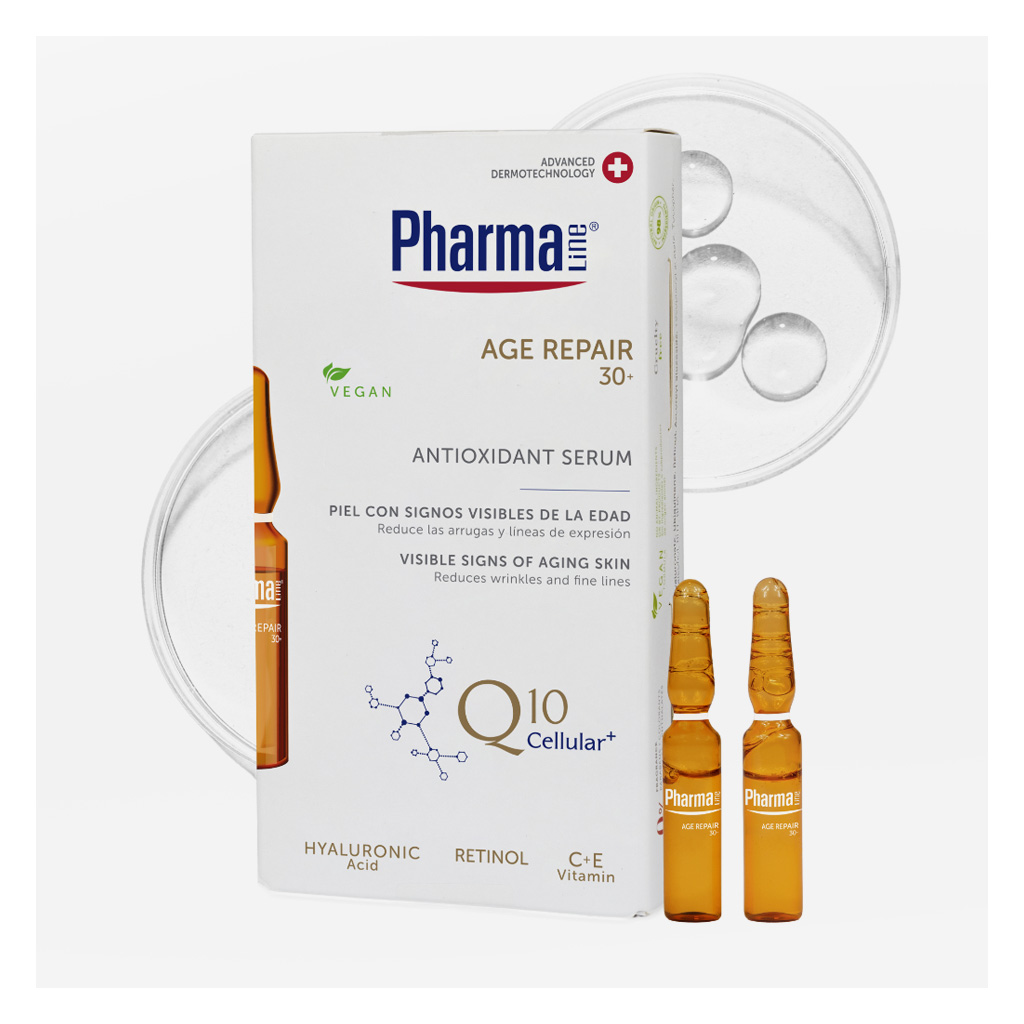 Pharmaline Age Repair With Q10 Cellular+ Antioxidant Serum 2ml, Pack of 10’s