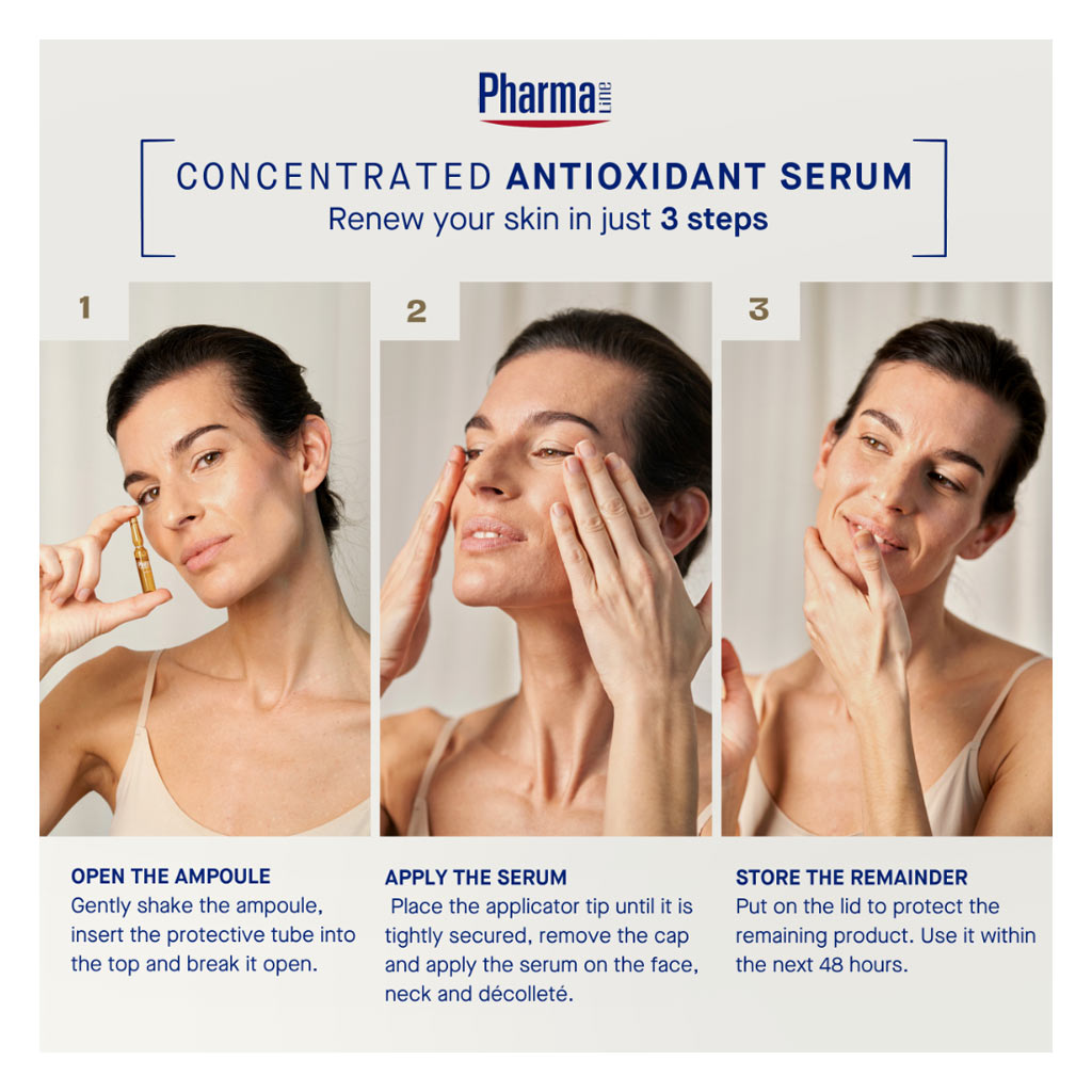 Pharmaline Age Repair With Q10 Cellular+ Antioxidant Serum 2ml, Pack of 10’s