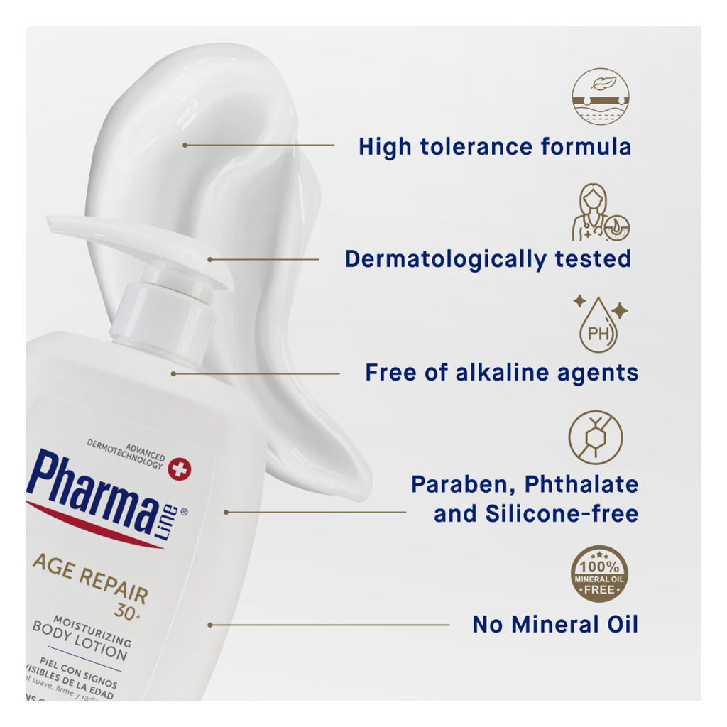 Pharmaline Age Repair 30+ With Q10 Cellular+ Body Lotion 500ml