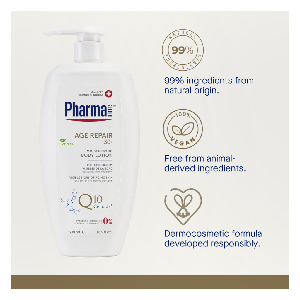 Pharmaline Age Repair 30+ With Q10 Cellular+ Body Lotion 500ml