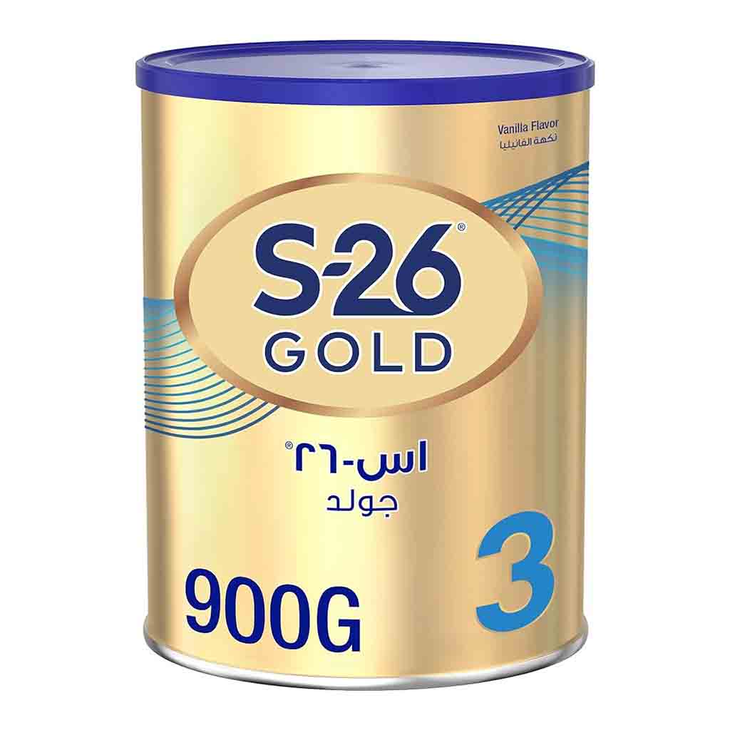 S-26 Gold Stage 3 Toddlers Milk Formula For 1 To 3 Years 900g, Pack of 2’s