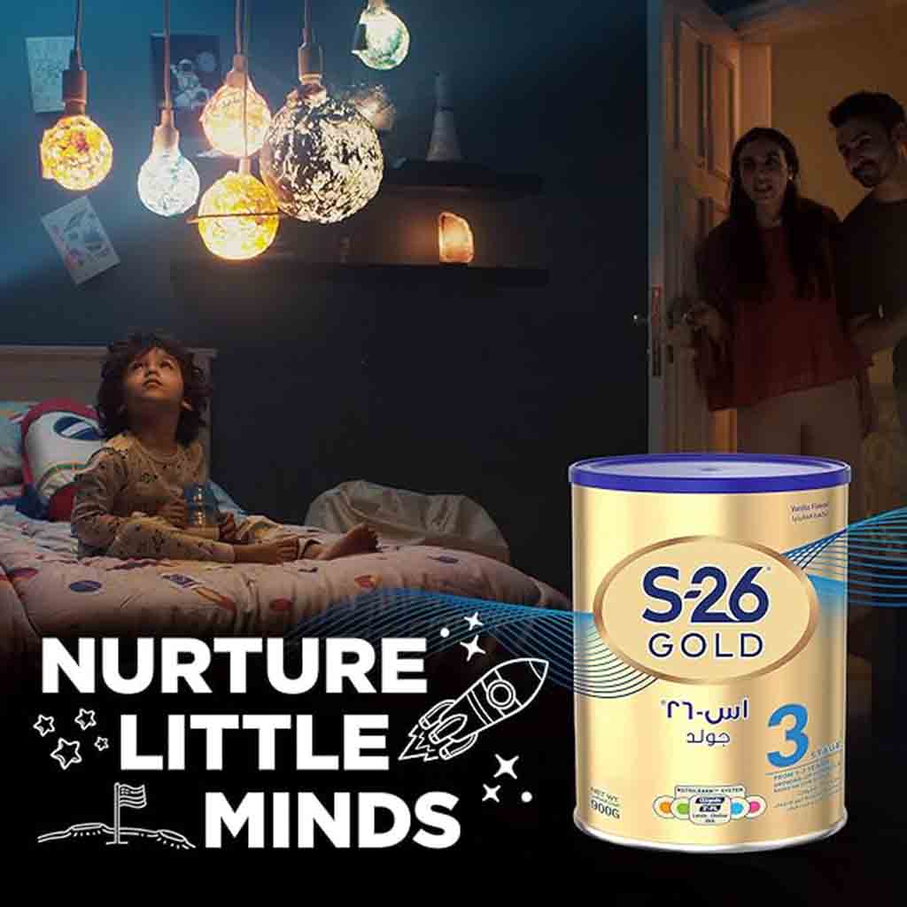 S-26 Gold Stage 3 Toddlers Milk Formula For 1 To 3 Years 900g, Pack of 2’s
