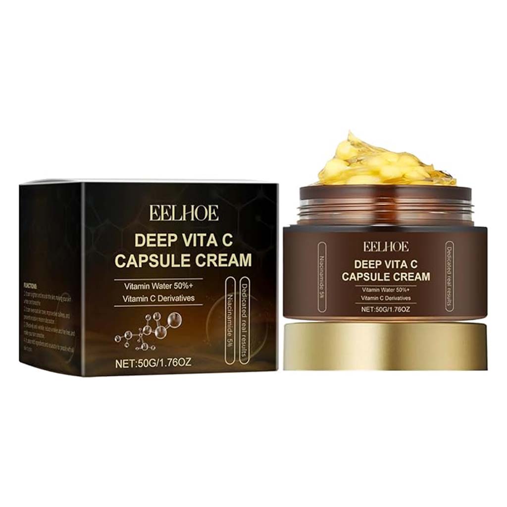 Medicube Deep Vita C Golden Boba Capsule Face Cream For All Skin Types 55g