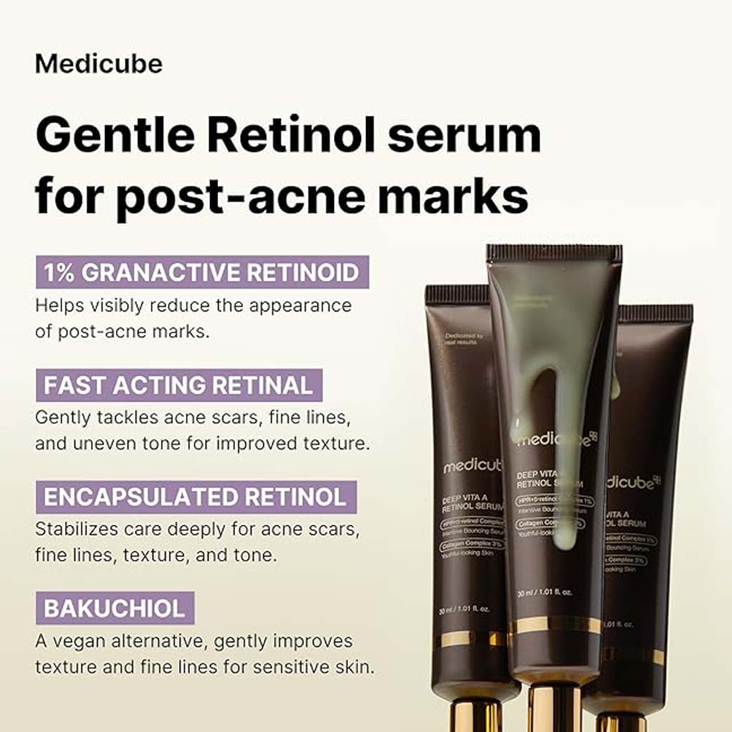 Medicube Deep Vita A 1% Retinol Complex Intensive Bouncing Face Serum 30ml