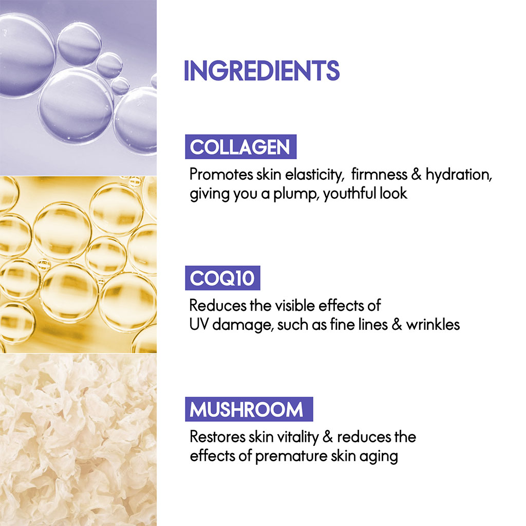 Elle Anti Aging Kit Collagen Lifting Face Sheet Mask 22ml, Pack of 4’s