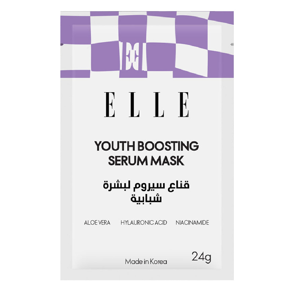 Elle Youth Boosting Serum Face Sheet Mask 24g, Pack of 4’s