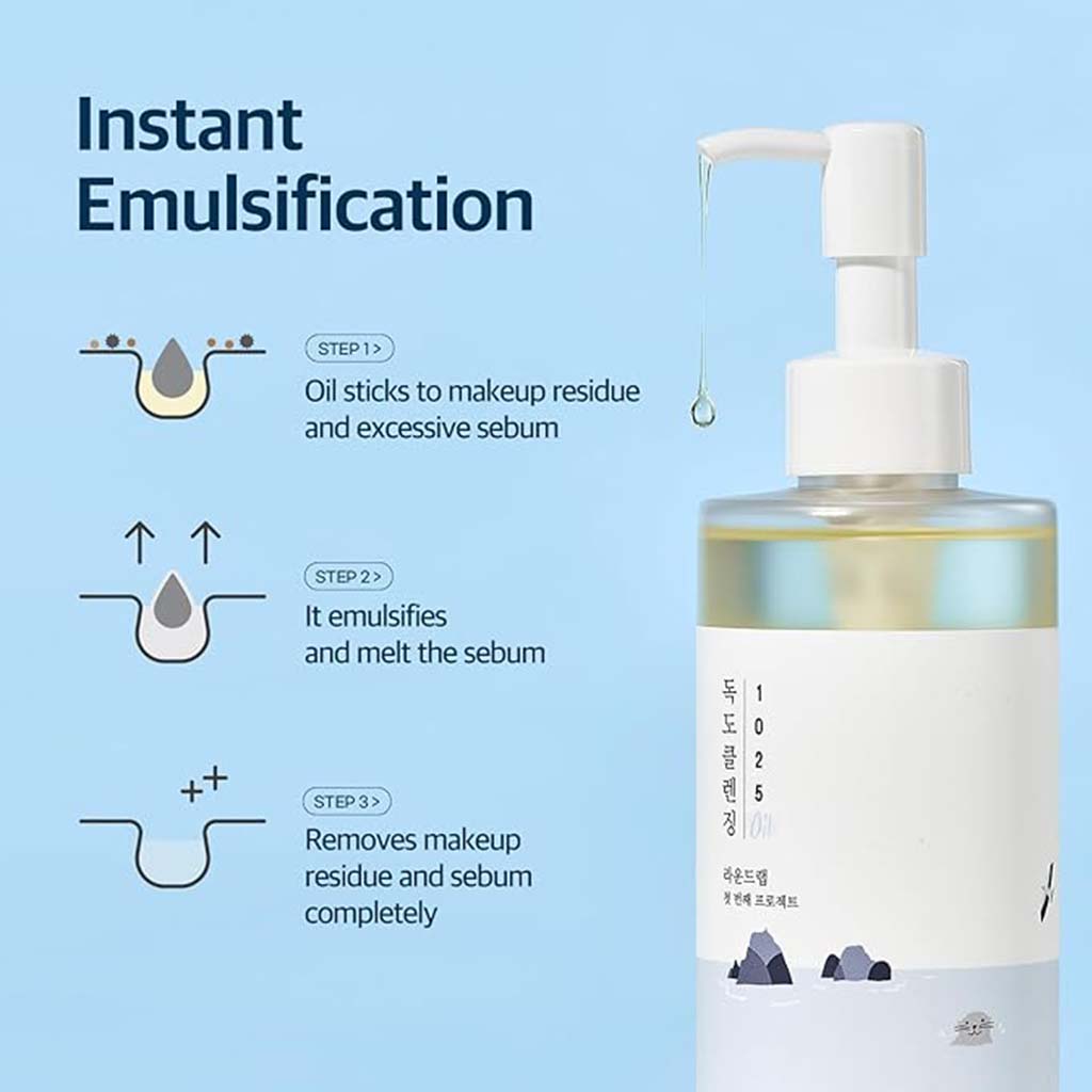 Round Lab 1025 Dokdo Facial Cleansing Oil For All Skin Types 200ml