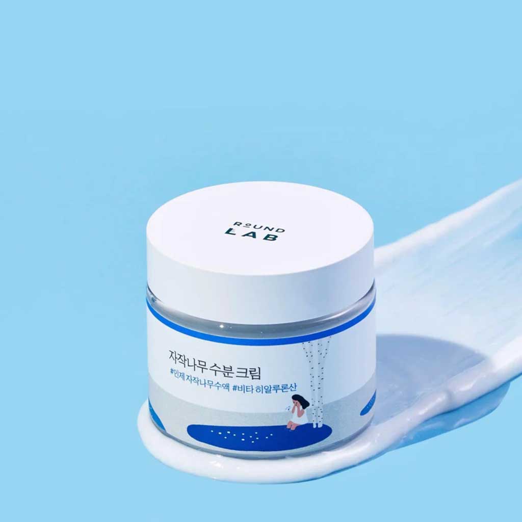 Round Lab Birch Moisturizing Face Cream For All Skin Types 80ml