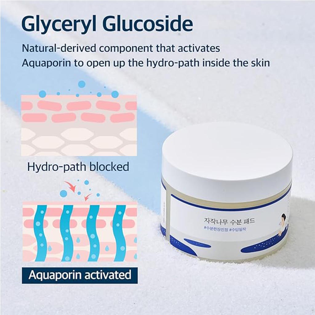 Round Lab Birch Moisturizing Facial Toner Pad, Pack of 80's