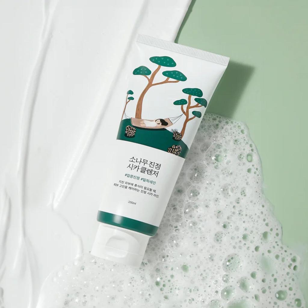 Round Lab Pine Calming Cica Creamy Facial Cleansing Foam 150ml