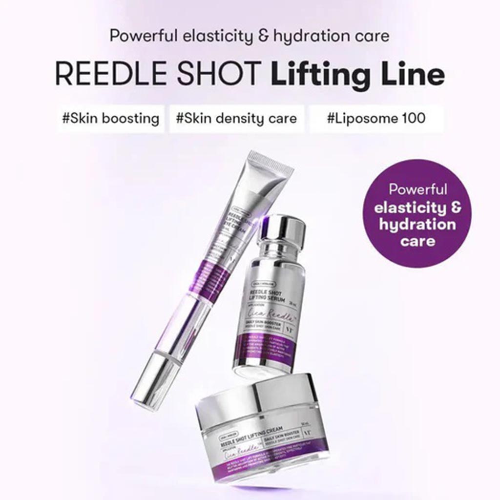 VT Cosmetics Daily Skin Booster Cica Hyalon Reedle Shot Lifting Serum 30ml