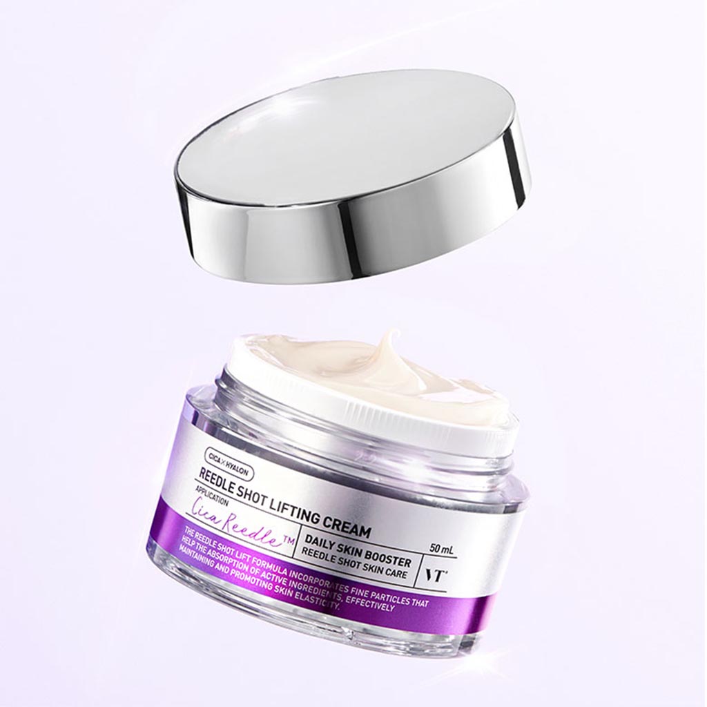 VT Cosmetics Daily Skin Booster Cica Hyalon Reedle Shot Lifting Face Cream 50ml