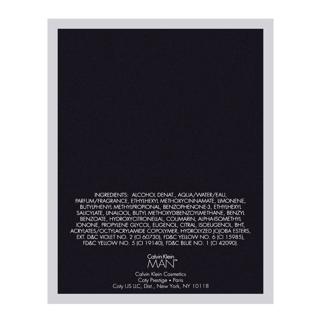 Calvin Klein Man Eau De Toilette 100ml