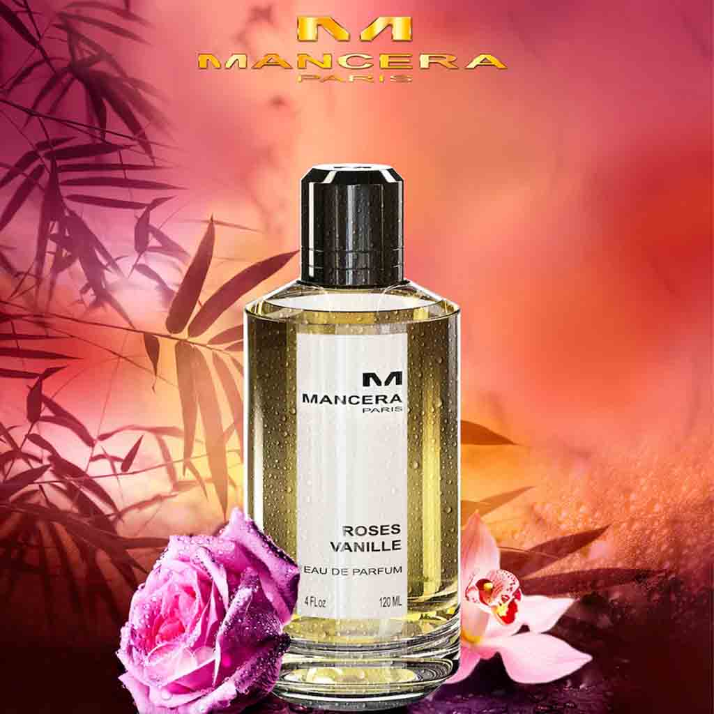 Mancera Roses Vanille Eau De Parfum For Women 120ml