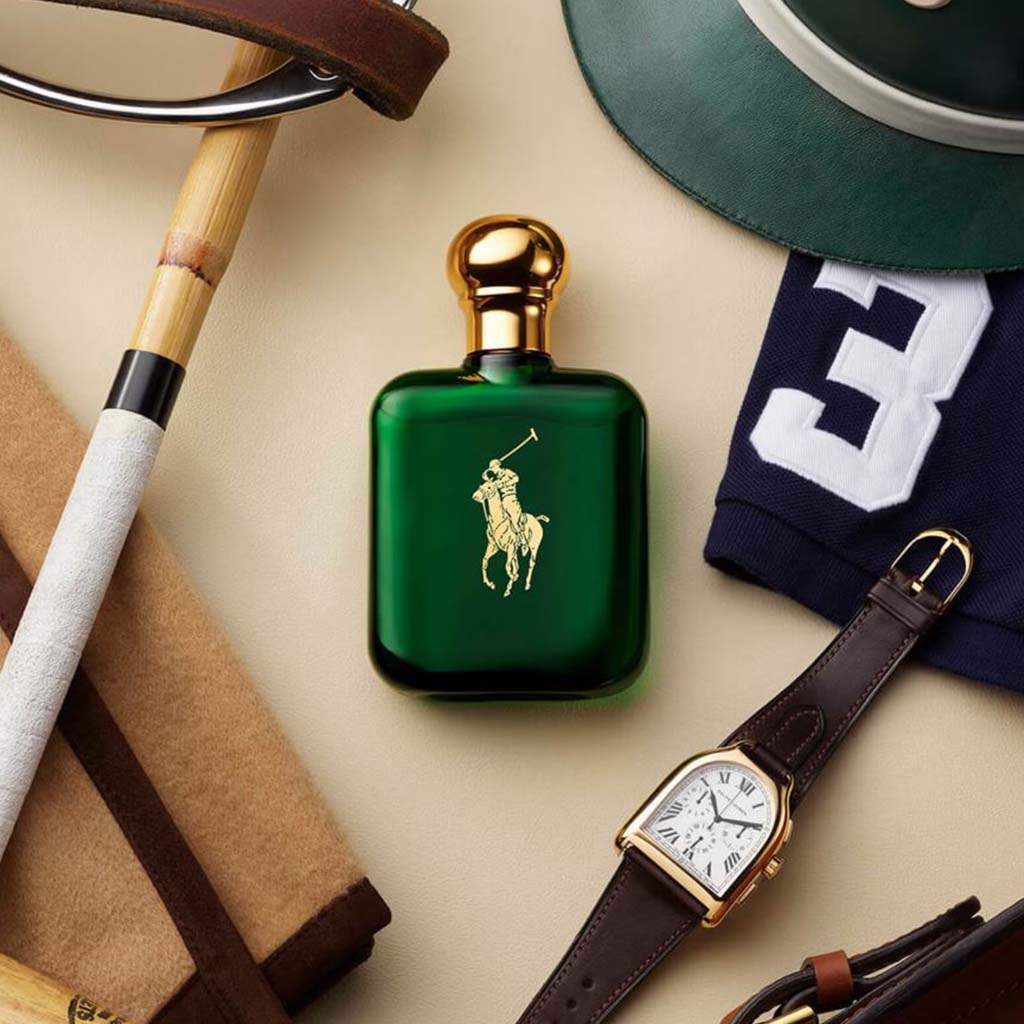 Ralph Lauren Polo Green Eau De Toilette For Men - Woody Fragrance 118ml