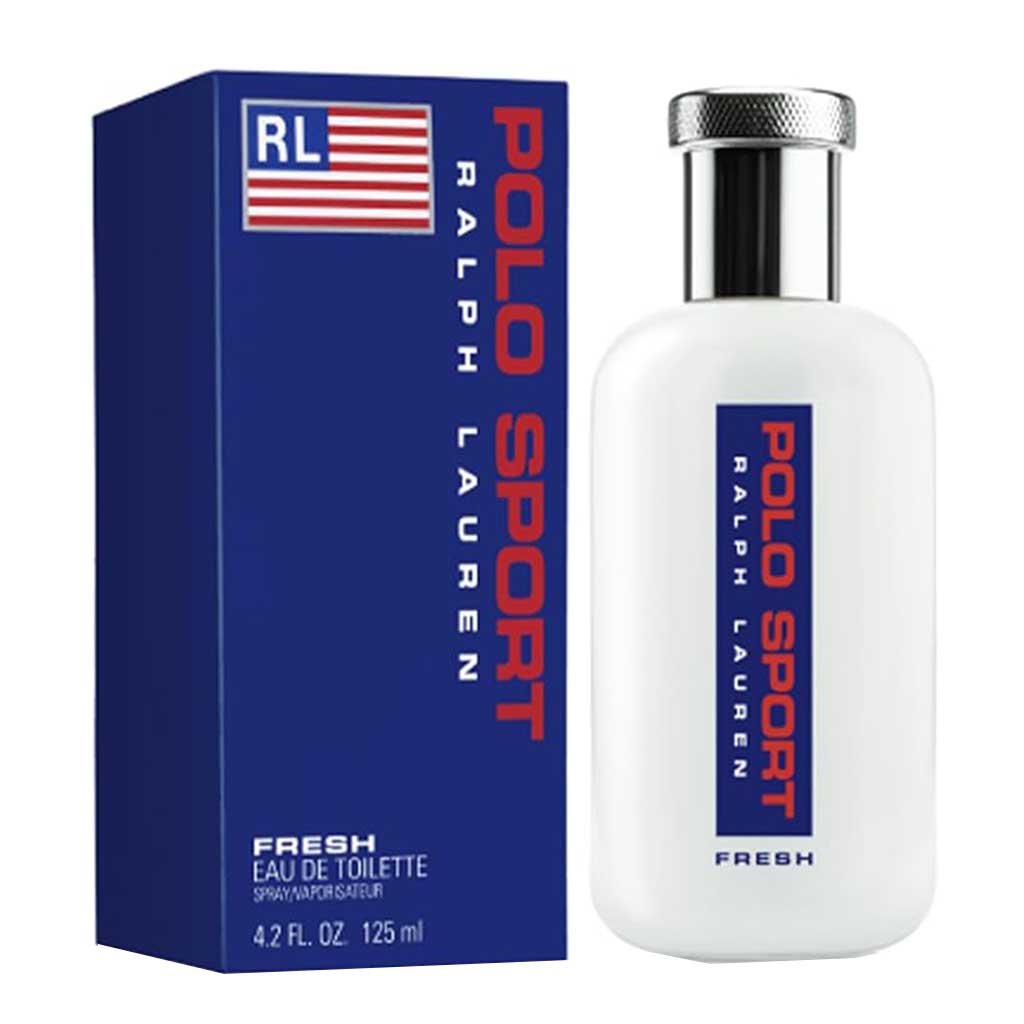 Ralph Lauren Polo Sport Fresh Eau De Toilette For Men - Citrusy & Fresh Fragrance 125ml