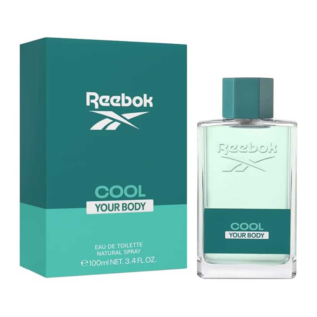 Reebok Cool Your Body Eau De Toilette For Men - Fresh & Woody Fragrance 100ml