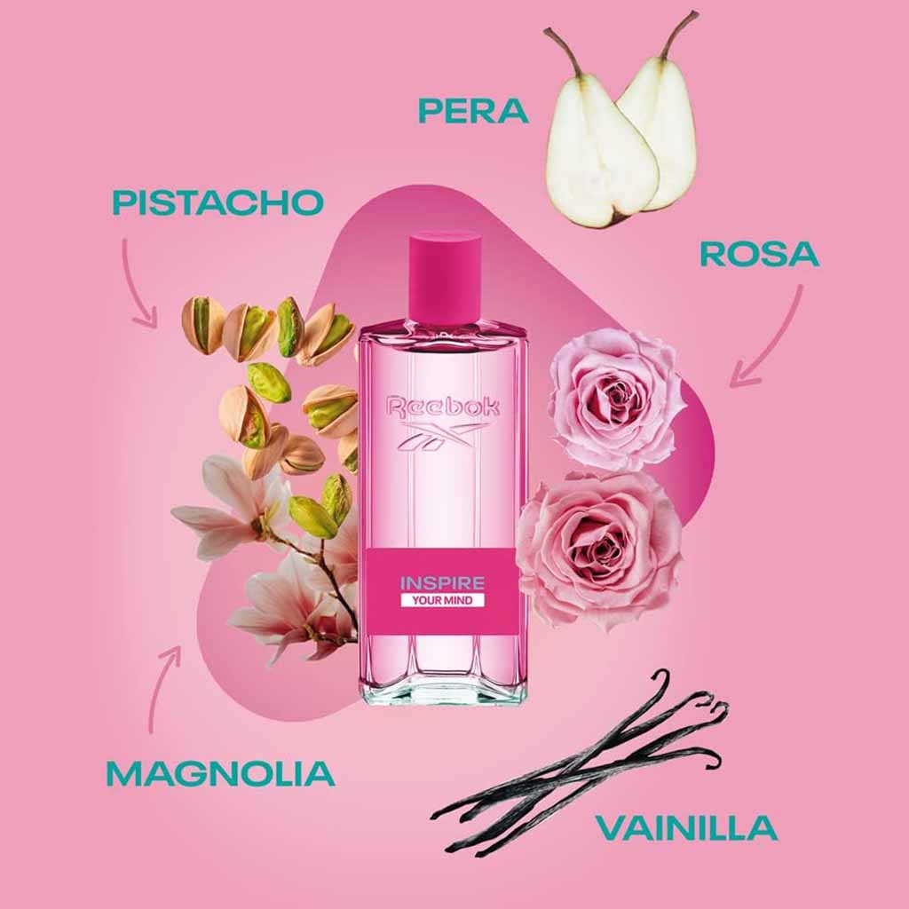 Reebok Inspire Your Mind Eau De Toilette For Women - Floral & Fruity Fragrance 100ml