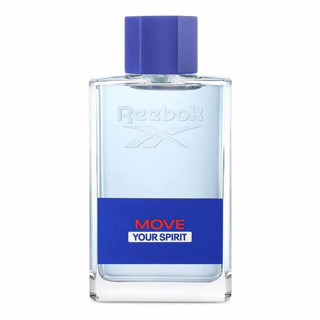 Reebok Move Your Spirit Eau De Toilette For Men - Fresh & Floral Fragrance 100ml