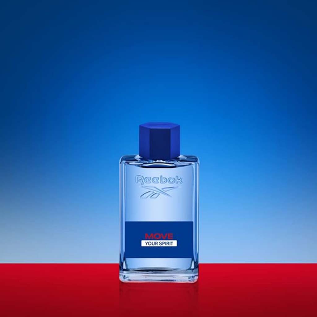 Reebok Move Your Spirit Eau De Toilette For Men - Fresh & Floral Fragrance 100ml