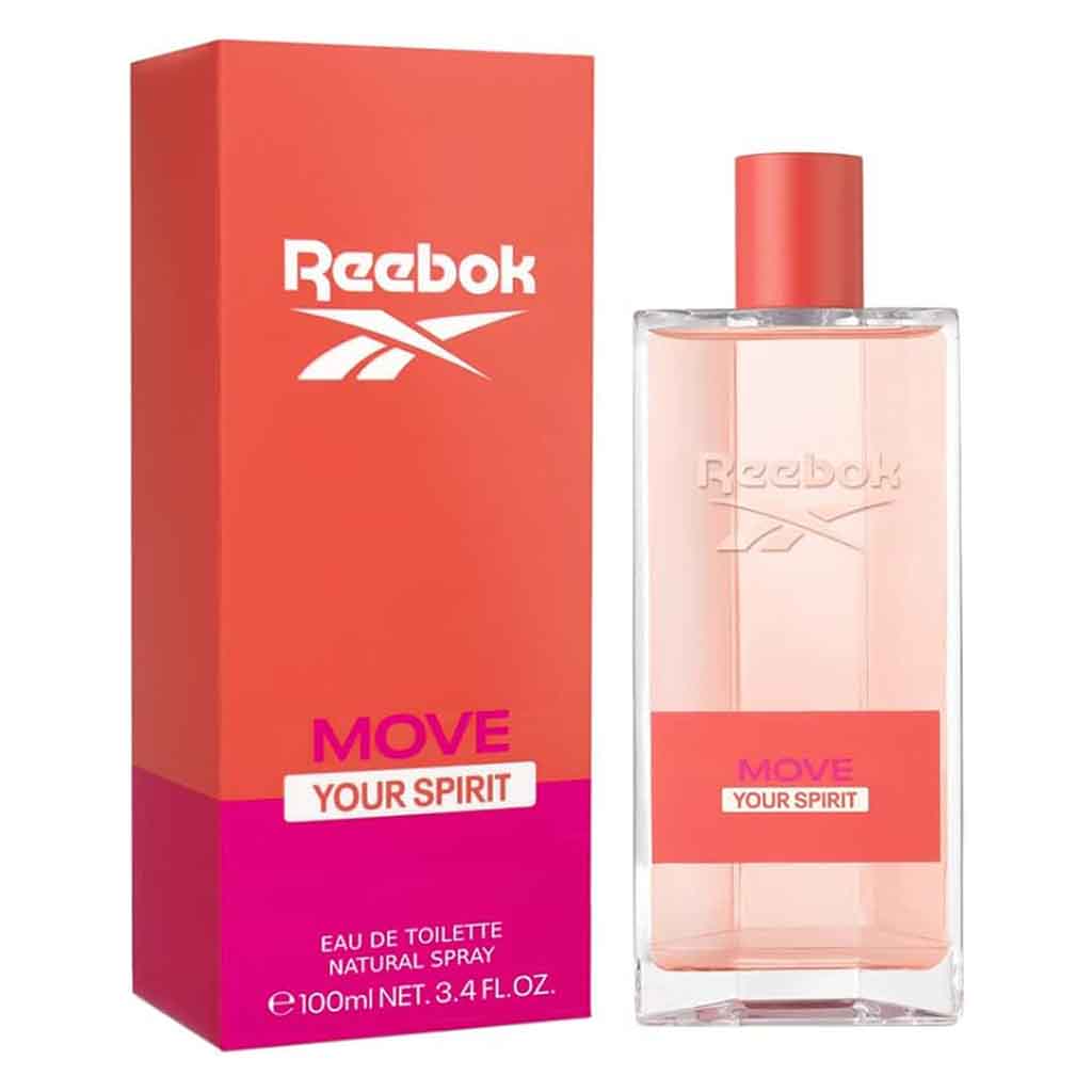 Reebok Move Your Spirit Eau De Toilette For Women - Fruity & Floral Fragrance 100ml