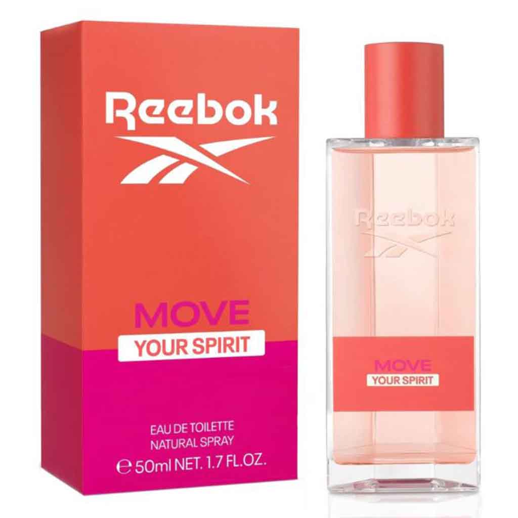 Reebok Move Your Spirit Eau De Toilette For Women - Fruity & Floral Fragrance 50ml