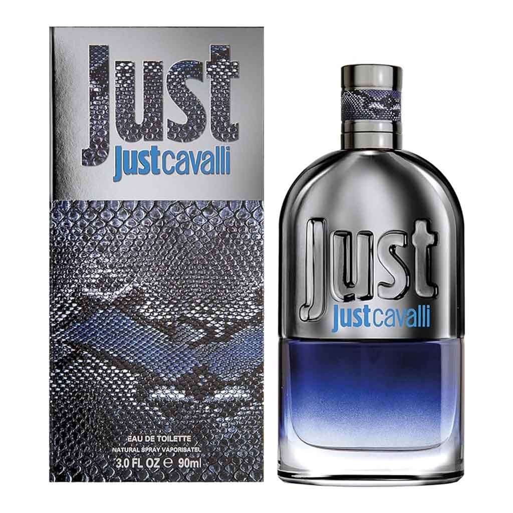 Roberto Cavalli Just Cavalli Eau De Toilette For Men - Woody Fragrance 90ml