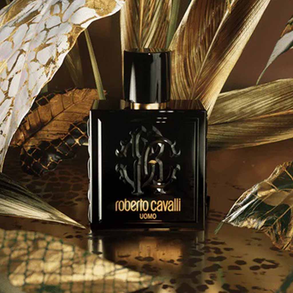 Roberto Cavalli Uomo Eau De Toilette For Men - Aromatic Woody Fragrance 100ml