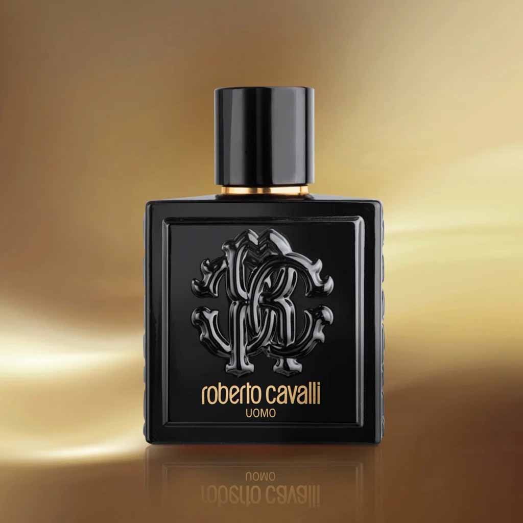 Roberto Cavalli Uomo Eau De Toilette For Men - Aromatic Woody Fragrance 100ml