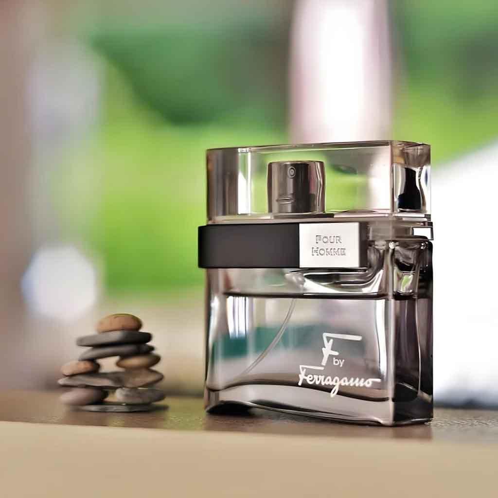 Salvatore Ferragamo F By Ferragamo Black Eau De Toilette For Men 100ml