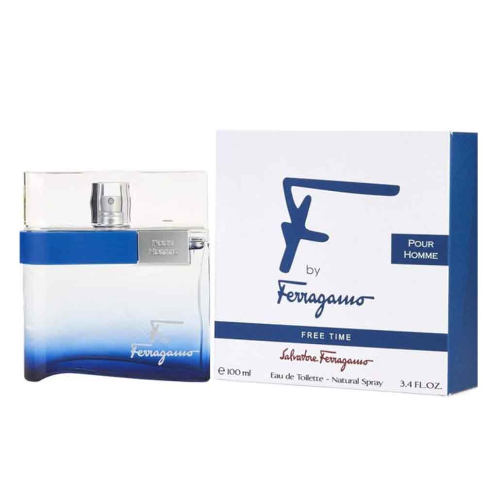 Salvatore Ferragamo F By Ferragamo Free Time Eau De Toilette For Men 100ml