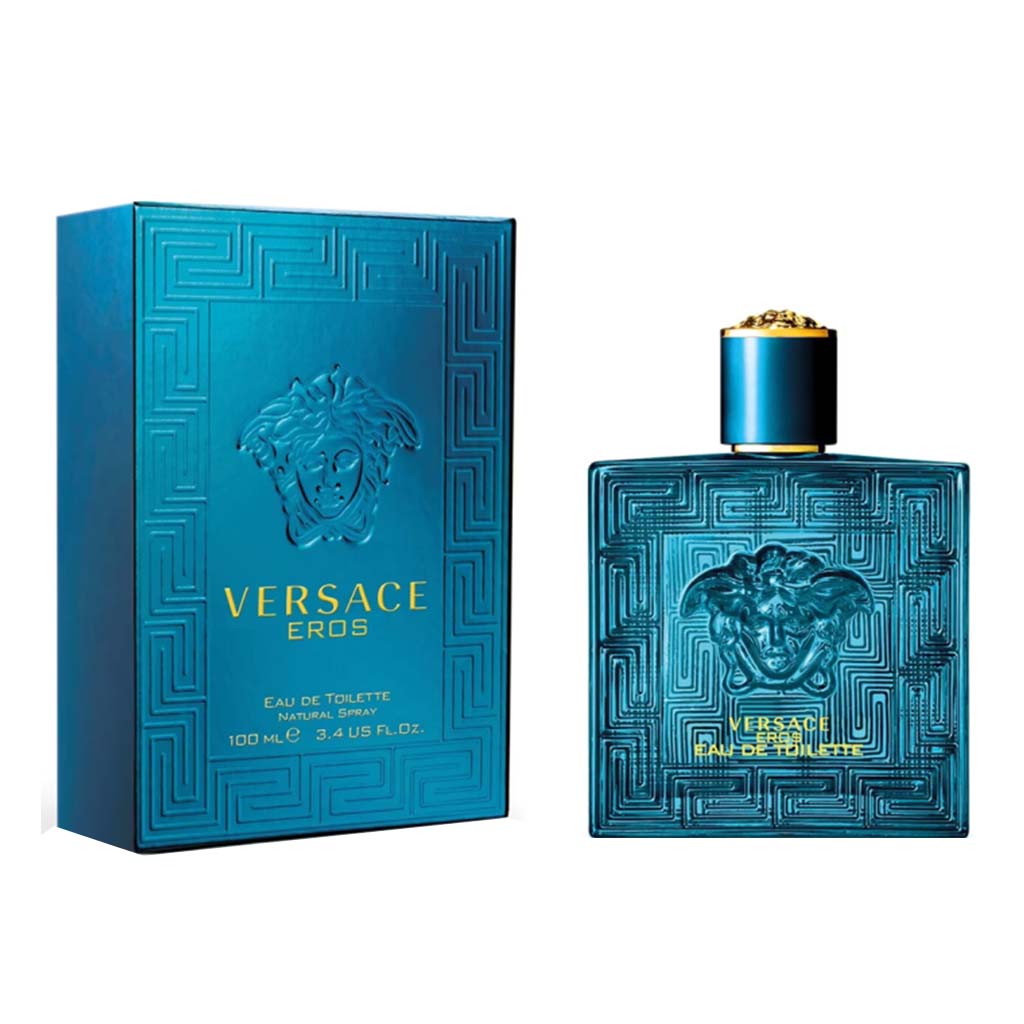 Versace Eros Eau De Parfum For Men - Citrus & Woody Fragrance 100ml 
