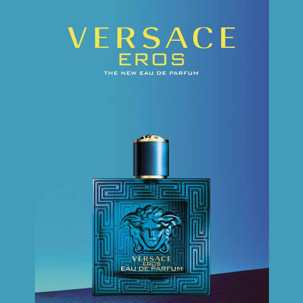 Versace Eros Eau De Parfum For Men - Citrus & Woody Fragrance 100ml 
