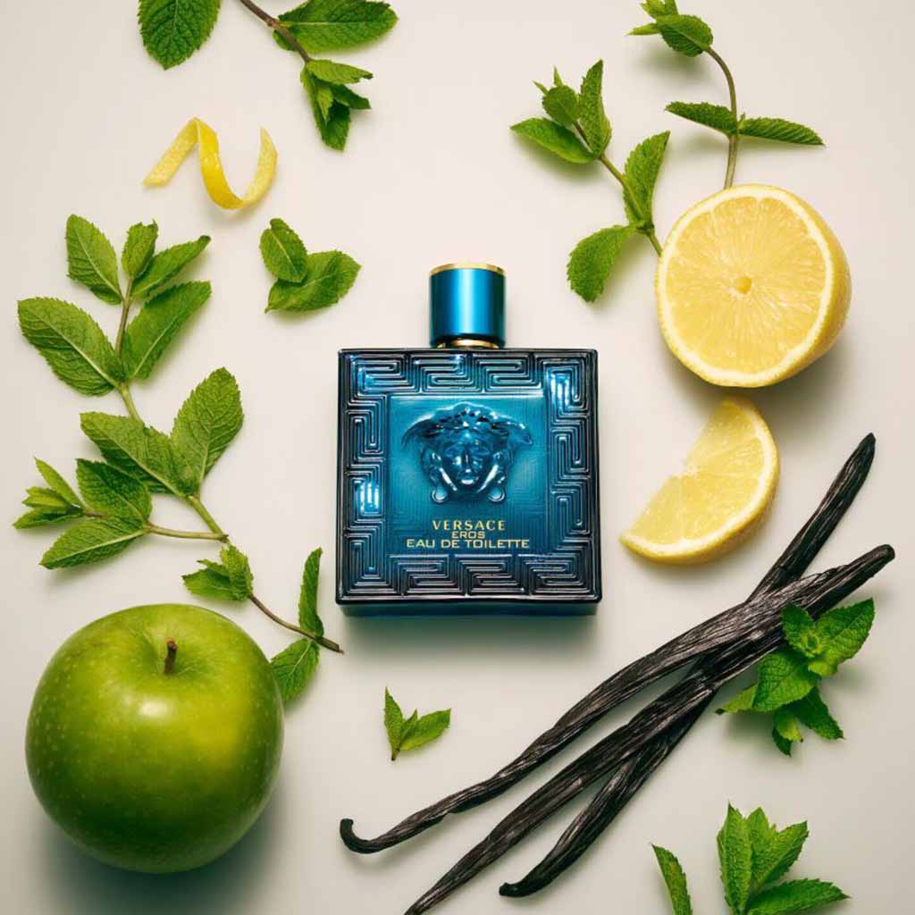 Versace Eros Eau De Parfum For Men - Citrus & Woody Fragrance 100ml 