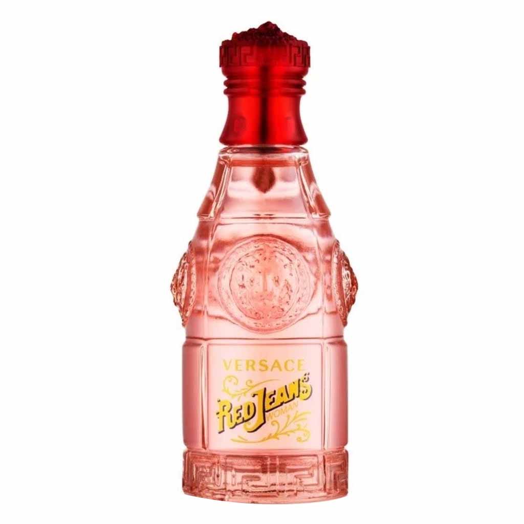 Versace Red Jeans Eau De Toilette For Women - Floral & Fruity Fragrance 75ml