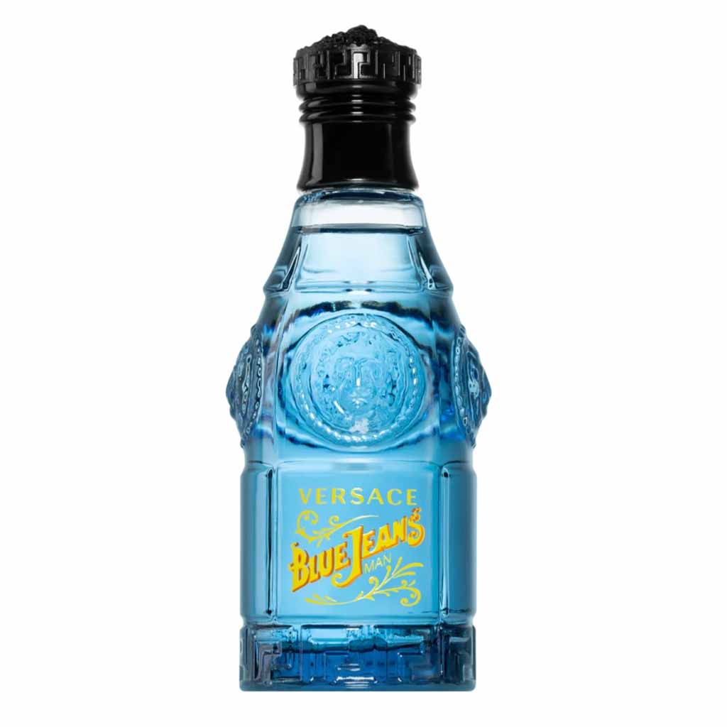 Versace Versus Blue Jeans Eau De Toilette For Men - Woody & Citrus Fragrance 75ml 