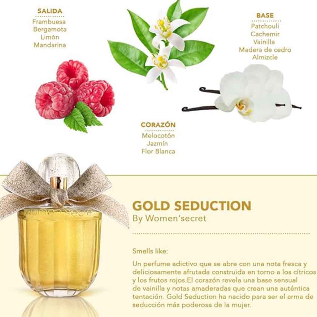 Women'secret Gold Seduction Eau De Parfum For Women 100ml