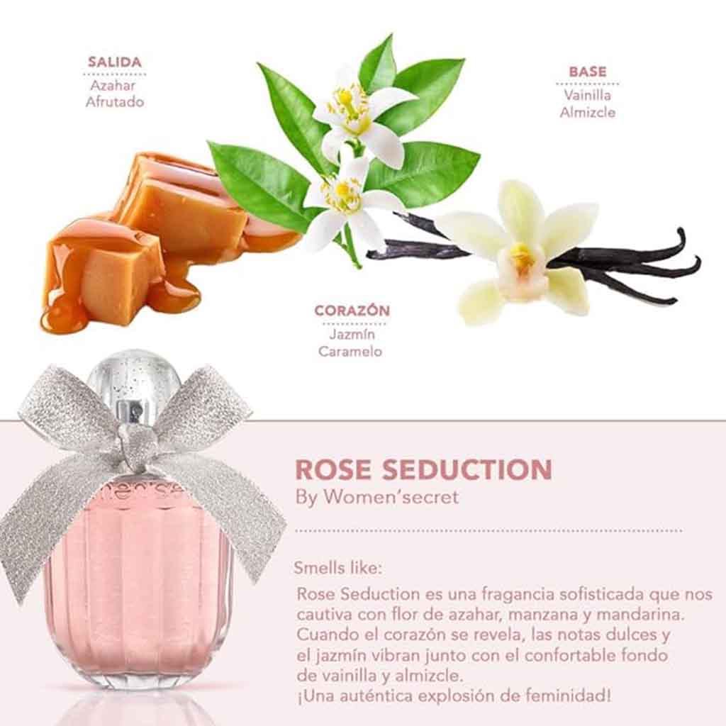 Women'secret Rose Seduction Eau De Parfum For Women 30ml 