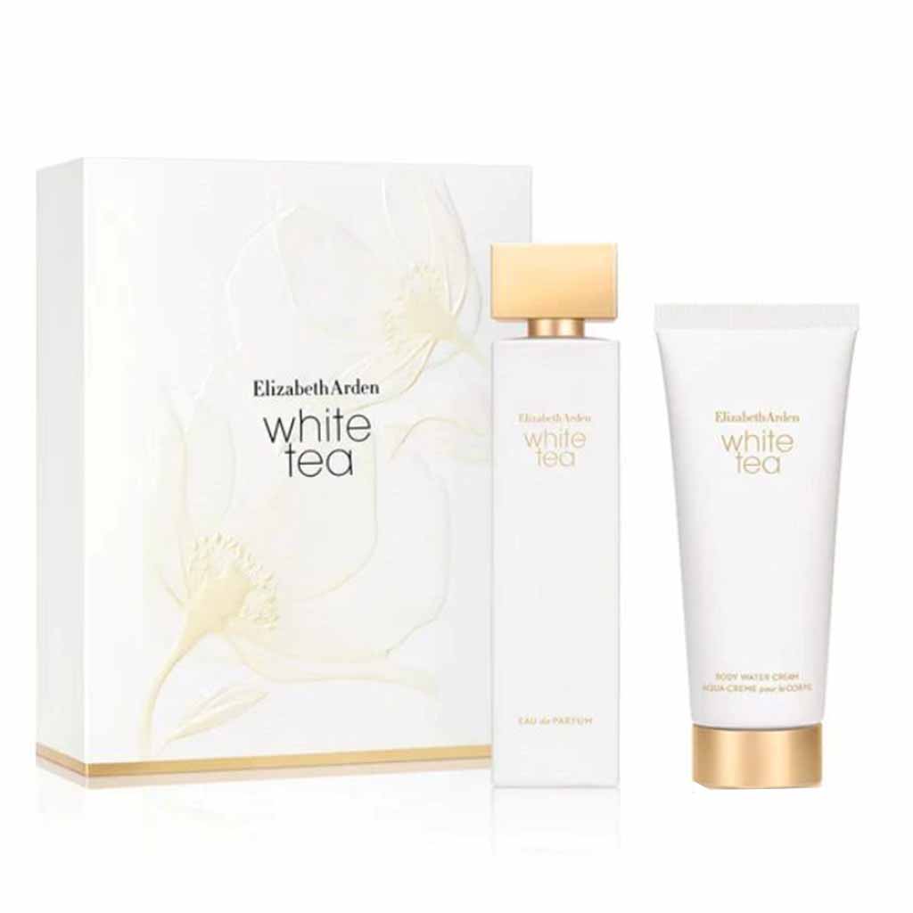 Elizabeth Arden White Tea Gift Set For Women - Pack of Elizabeth Arden White Tea EDP 30ml + White Tea Pure Indulge Body Cream 100ml 
