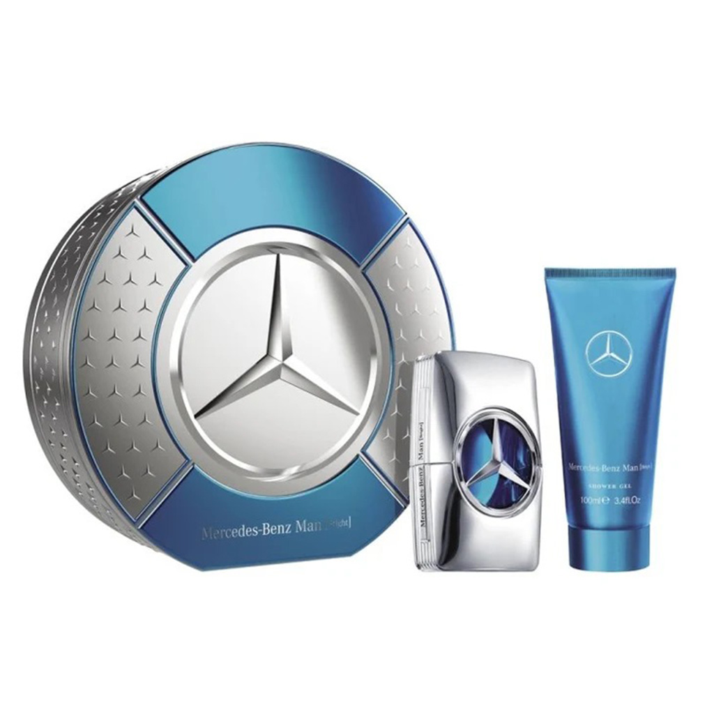 Mercedes Benz Bright Gift Set For Men - Pack of Mercedes Benz Bright EDP 100ml + Shower Gel 100ml 