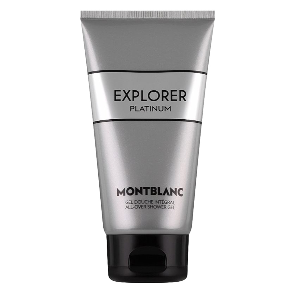 Mont Blanc Explorer Platinum Gift Set For Men - Pack of Mont Blanc Explorer Platinum EDP 100ml + EDP Mini Spray 7.5ml + Shower Gel 100ml 