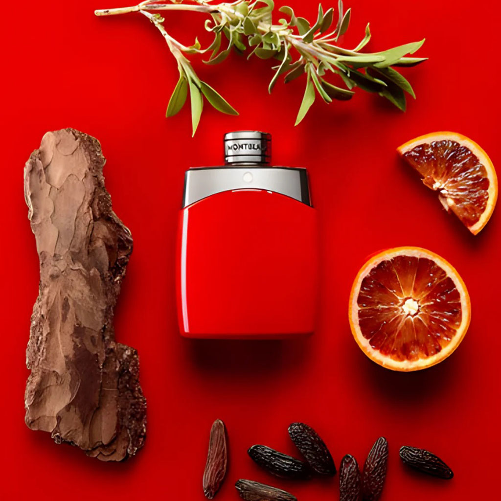 Mont Blanc Legend Red Gift Set For Men - Pack of Mont Blanc Legend Red EDP 100ml + EDP Mini Spray 7.5ml + Shower Gel 100ml 