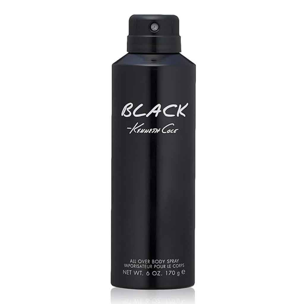 Kenneth Cole Black All Over Deodorant Body Spray For Men 170ml 