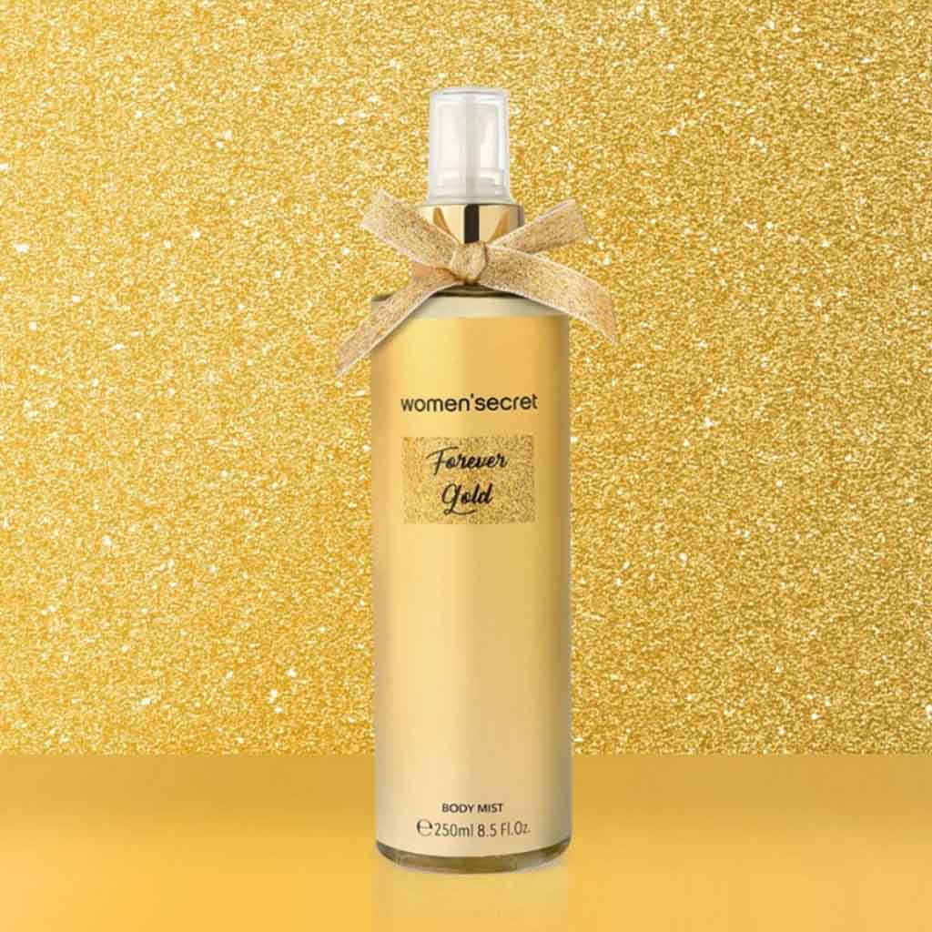 Women'secret Forever Gold Body Mist For Women - Fruity Fragrance 250ml