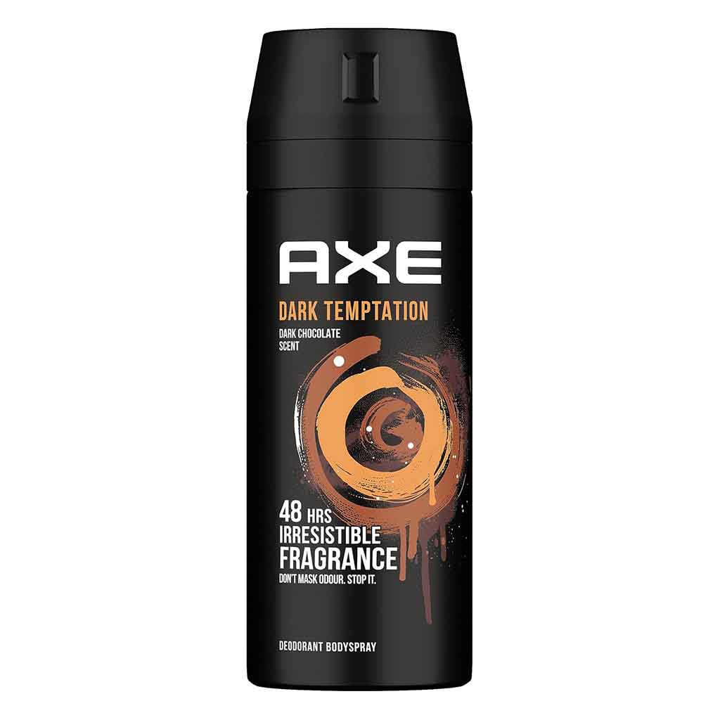 Axe Dark Temptation Dark Chocolate Fragrance Deodorant Body Spray For Men 150ml